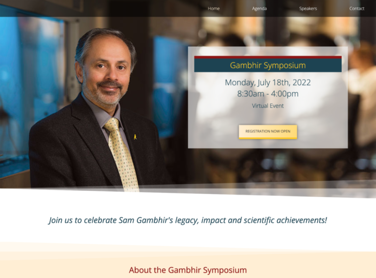 Gambhir Symposium Collateral